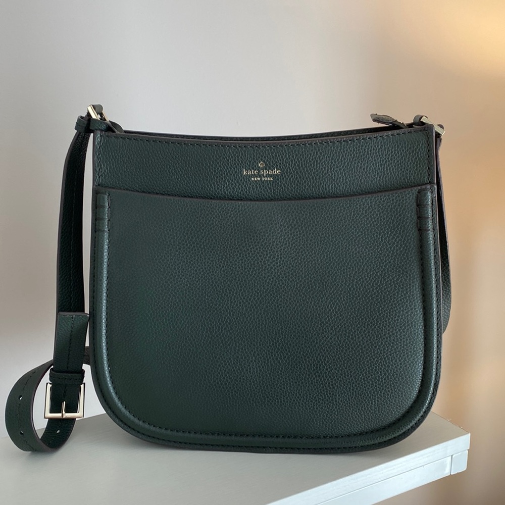 Green Kate Spade crossbody bag